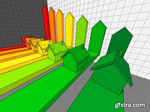 Modern Home Infographics - 25x EPS