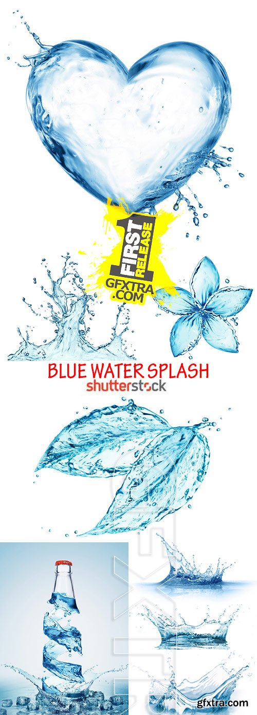 Amazing SS - Blue water splash, 22xJPG