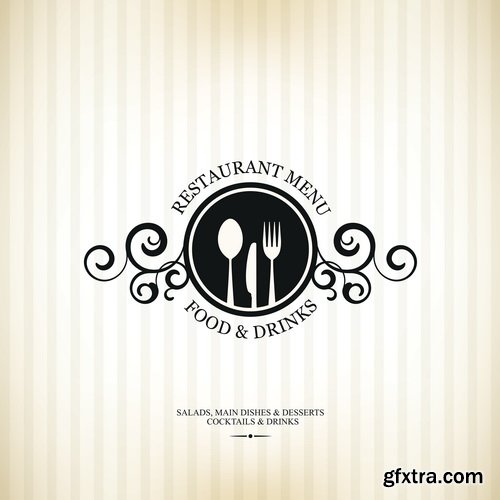 Amazing SS - Restaurant menu, 25xEPS