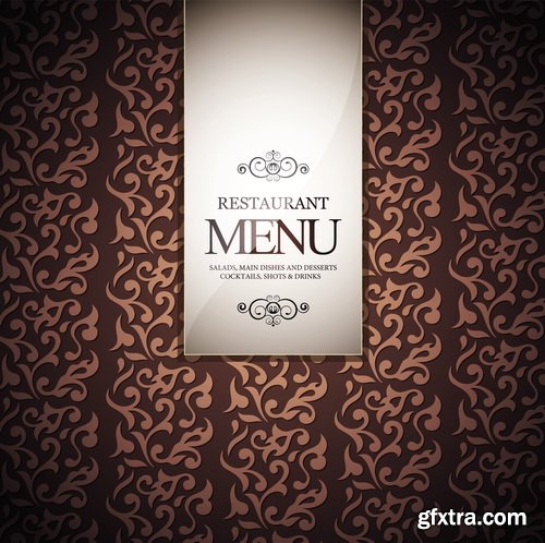 Amazing SS - Restaurant menu, 25xEPS