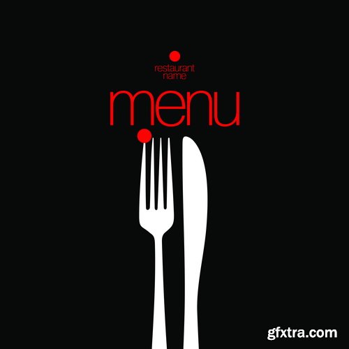 Amazing SS - Restaurant menu, 25xEPS