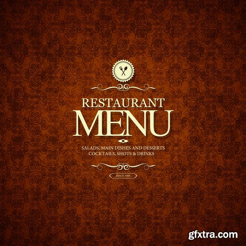 Amazing SS - Restaurant menu, 25xEPS