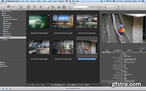 GraphicConverter 9.2 (Mac OS X)