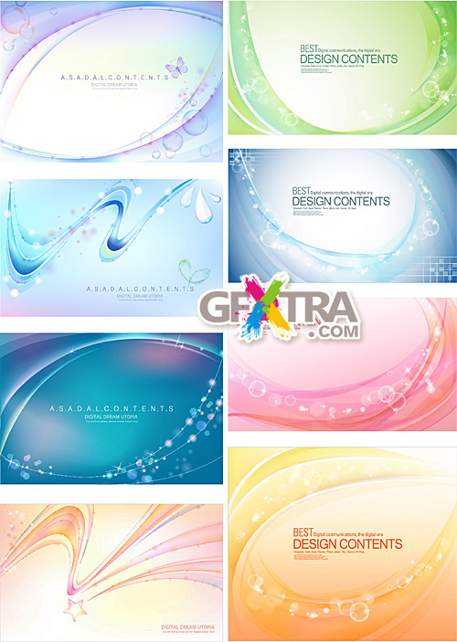 Abstract wavy backgrounds 3