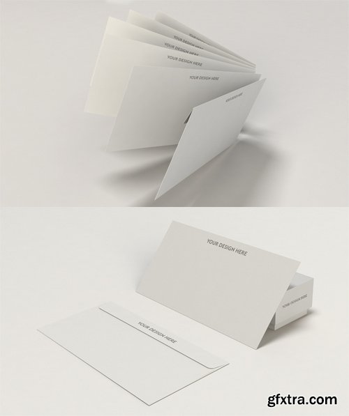 2 Envelope Mock up Templates