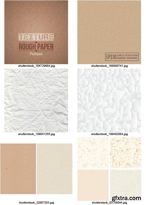 Amazing SS - Paper & Cardboard Textures, 25xEPS