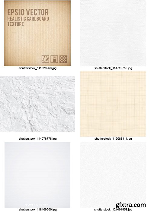 Amazing SS - Paper & Cardboard Textures, 25xEPS