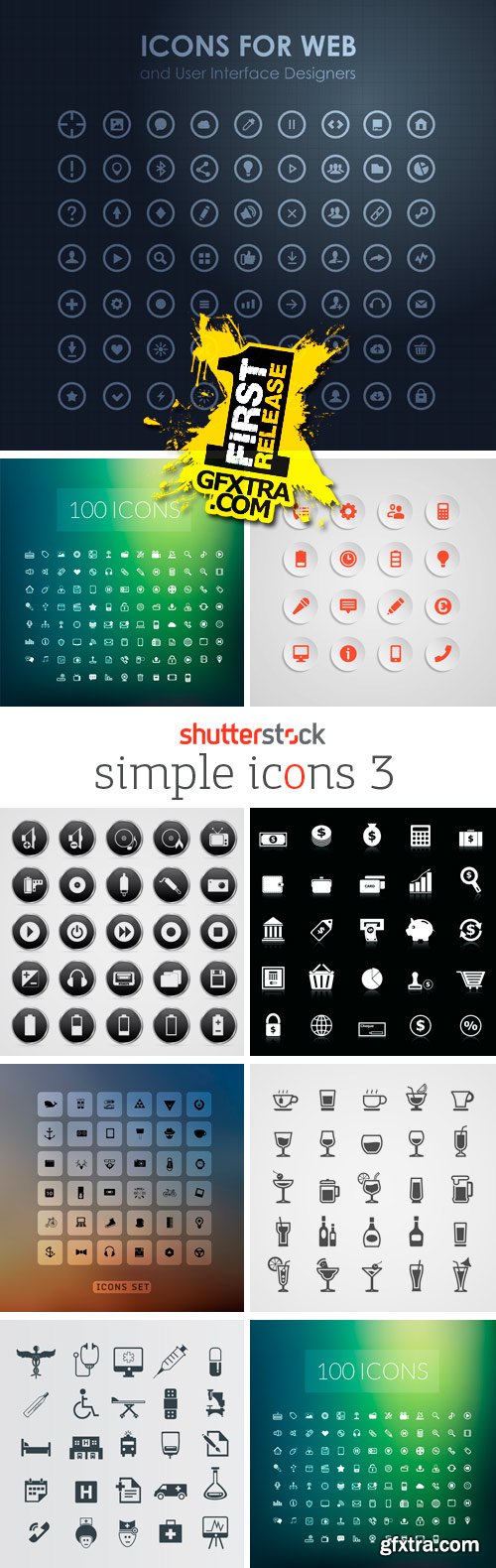 Amazing SS - Simple Icons 3, 25xEPS