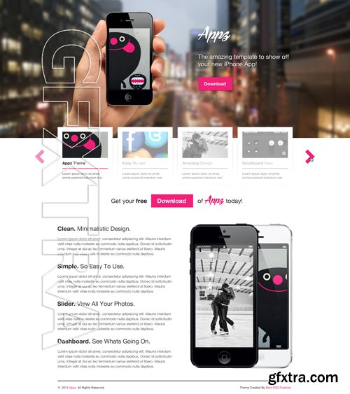 Appz PSD Templates