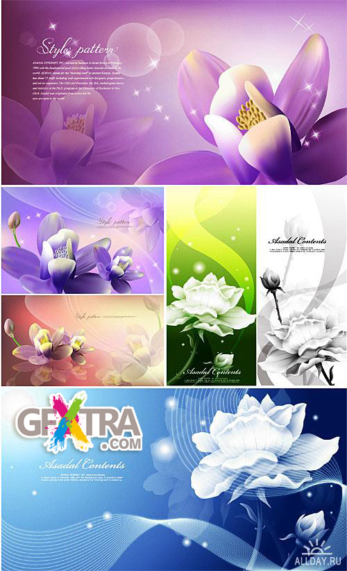 Floral backgrounds 3