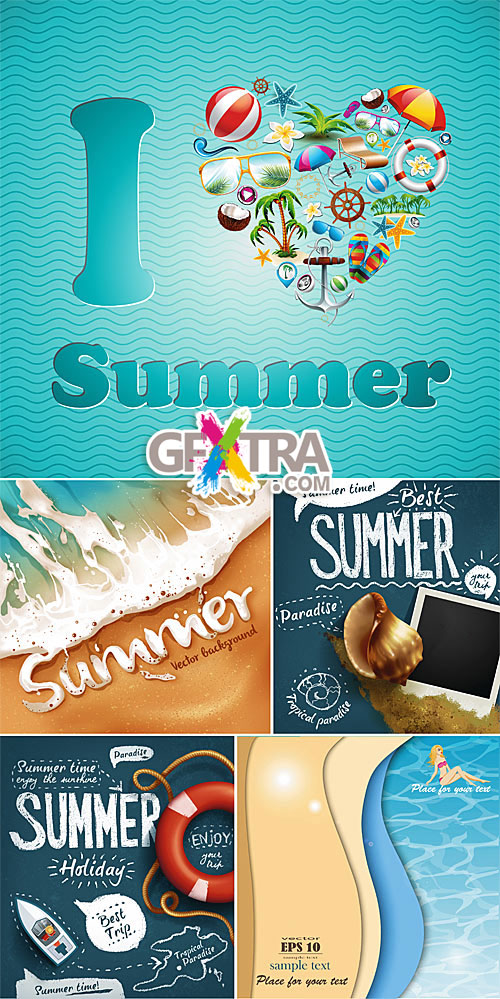 Creative summer backgrounds