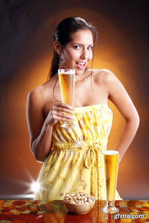 Girl with Beer - 28 HQ Jpg