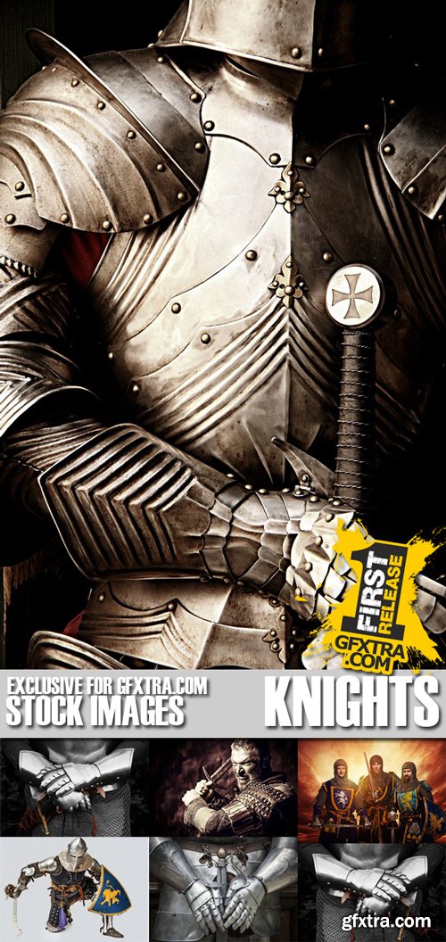 Stock Photos - Knights, 25xJPG