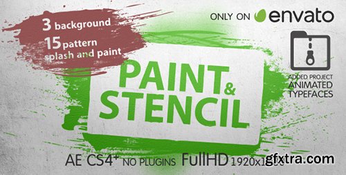 Videohive Paint & Stencil 6991177