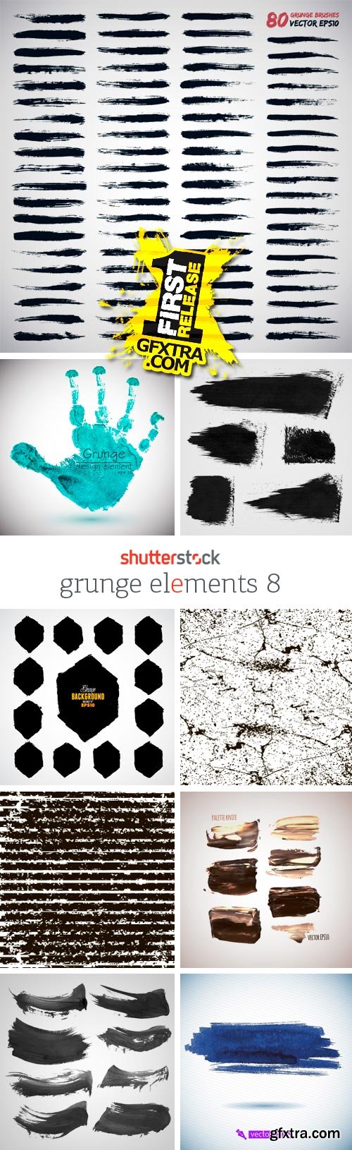 Amazing SS - Grunge Elements (vol.8)s, 25xEPS