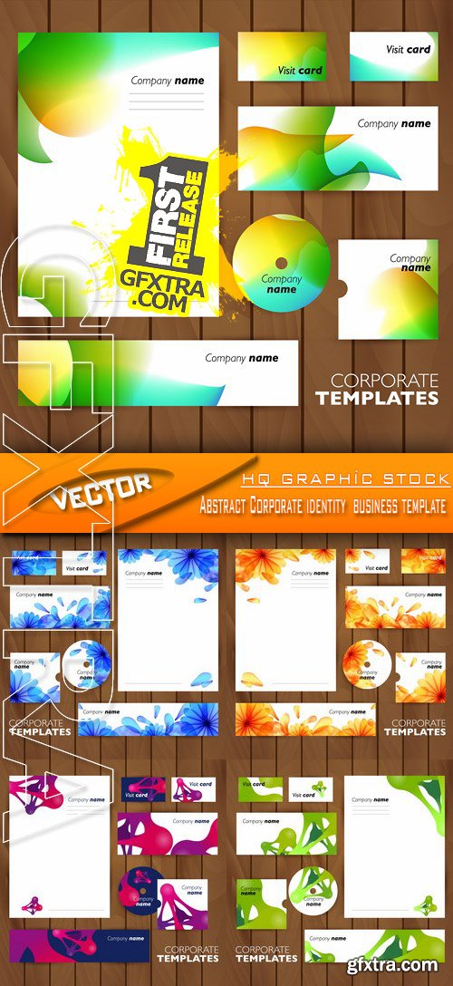Stock Vector - Abstract Corporate identity business template