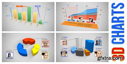 Videohive 3D Charts