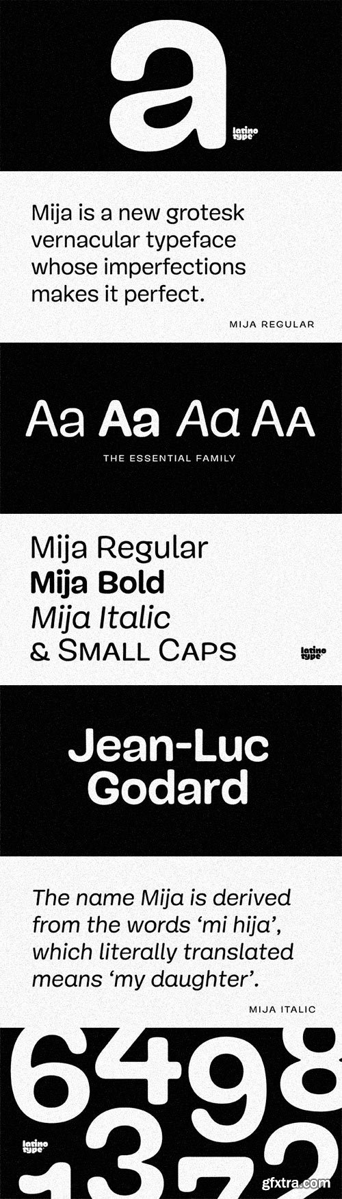 Mija Font Family - 4 Fonts for $69