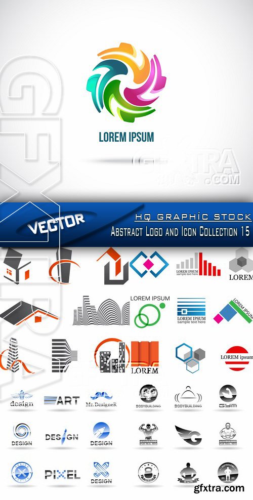 Stock Vector - Abstract Logo and Icon Collection 15