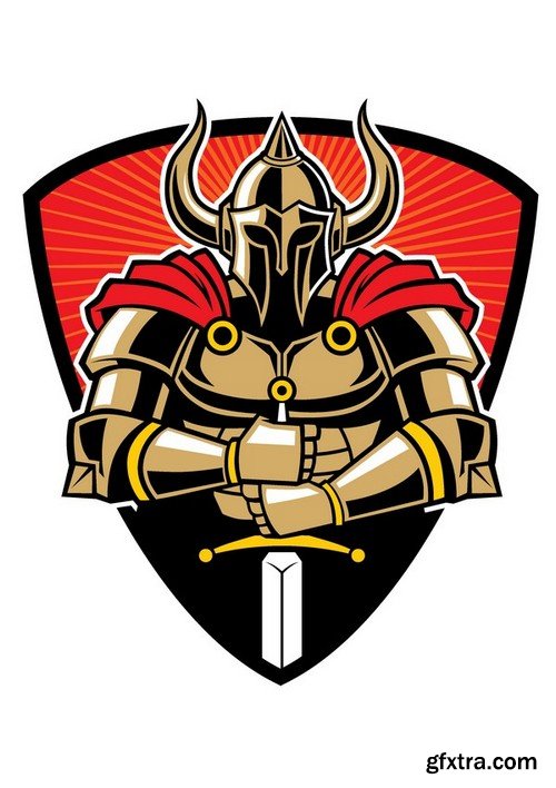 Stock Vectors - Knights 2, 25xEPS