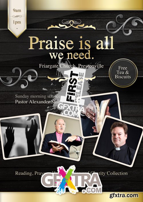 Praise is All We Need Flyer Template