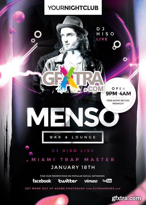 Menso Flyer Template