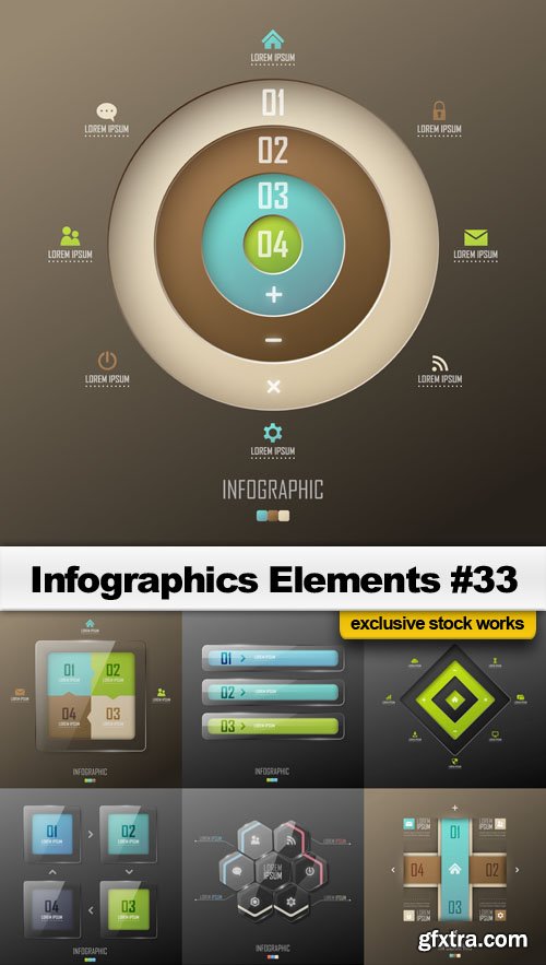 Infographics Elements #33 - 25 EPS