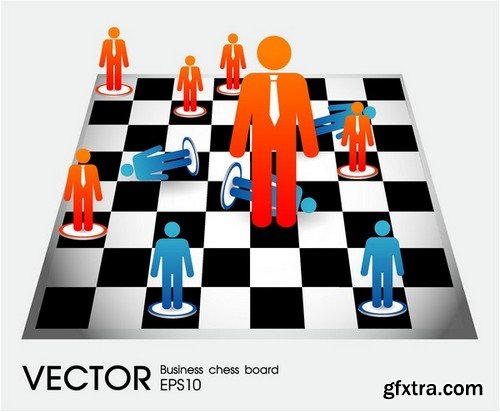 Stock Vectors - Chess 2, 25xEPS