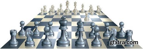 Stock Vectors - Chess 2, 25xEPS