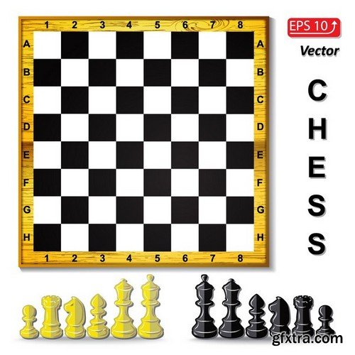 Stock Vectors - Chess 2, 25xEPS