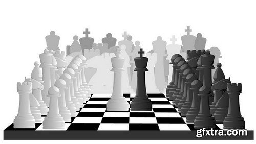 Stock Vectors - Chess 2, 25xEPS