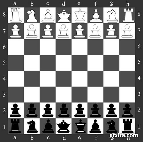 Stock Vectors - Chess 2, 25xEPS