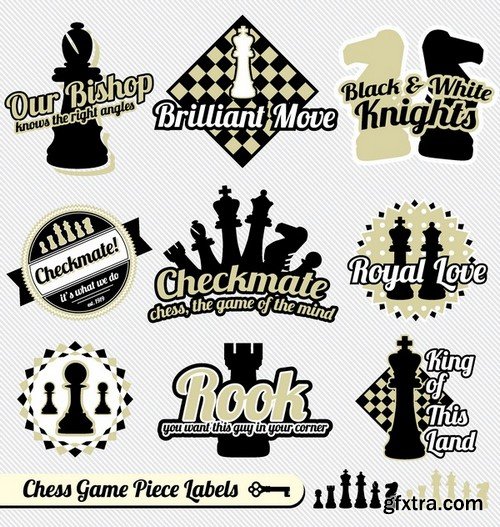 Stock Vectors - Chess 2, 25xEPS