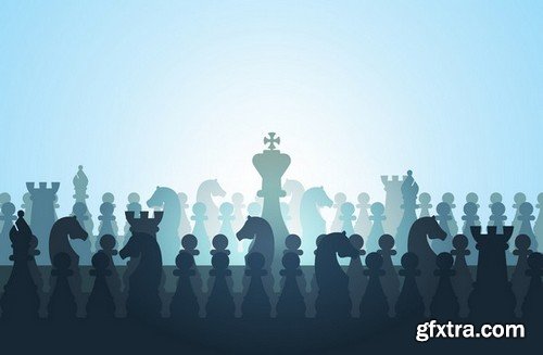 Stock Vectors - Chess 2, 25xEPS