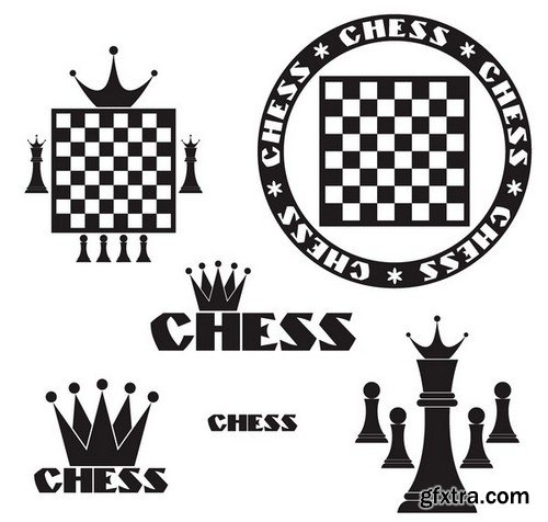 Stock Vectors - Chess 2, 25xEPS