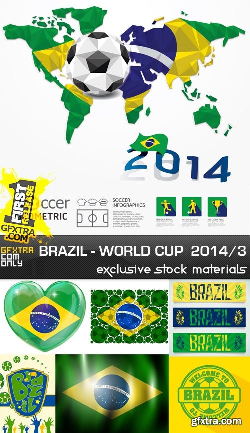 Brazil - FIFA World Cup 2014 vol.3, 25xEPS