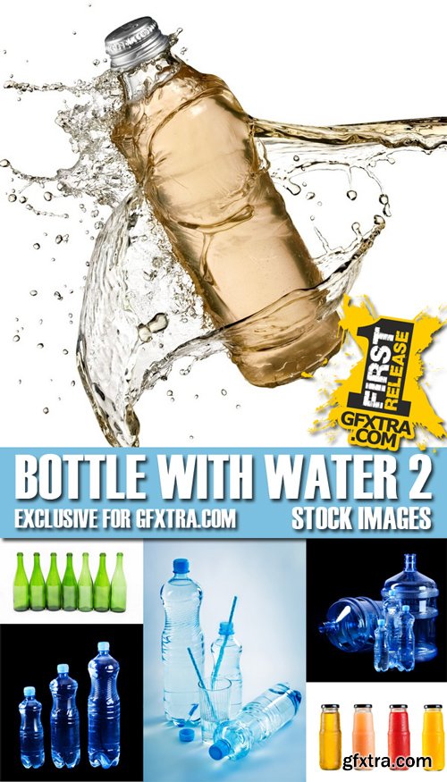 Stock Photos - Bottle With Water 2, 25xJPG