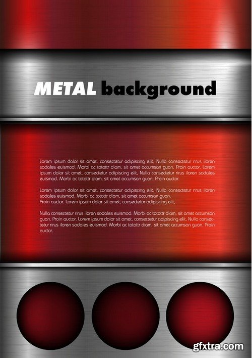 Stock Vectors - Metal background 4, 25xEPS