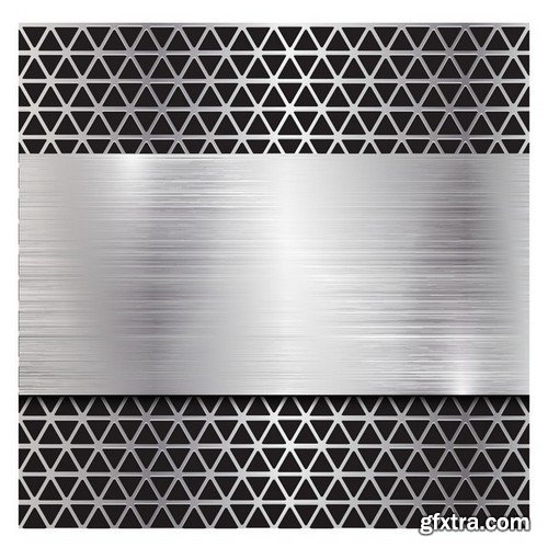 Stock Vectors - Metal background 4, 25xEPS