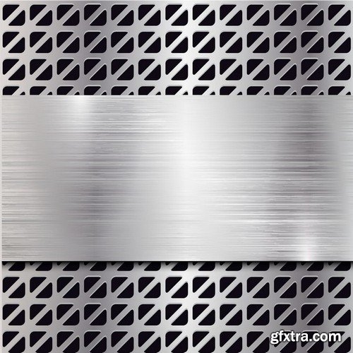 Stock Vectors - Metal background 4, 25xEPS