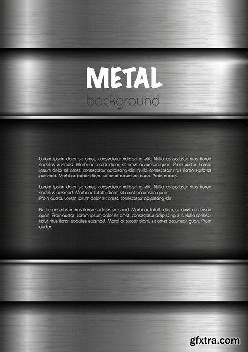 Stock Vectors - Metal background 4, 25xEPS