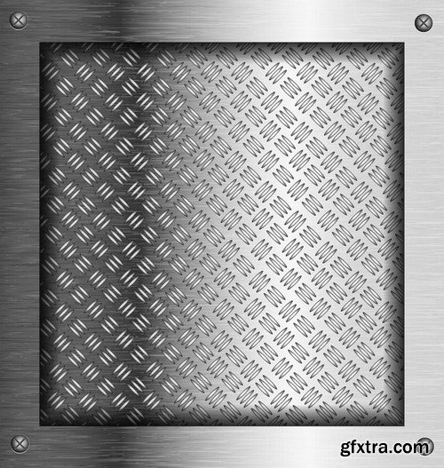 Stock Vectors - Metal background 4, 25xEPS