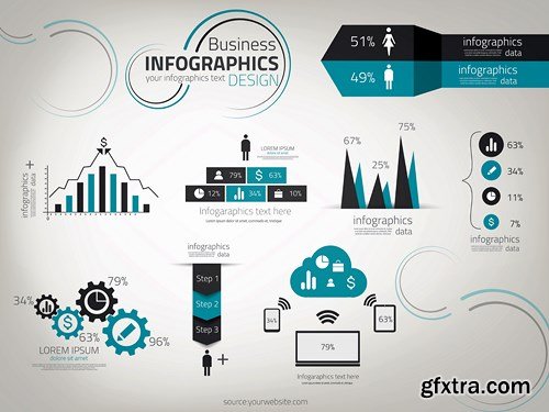 Infographics Elements #34 - 25 EPS