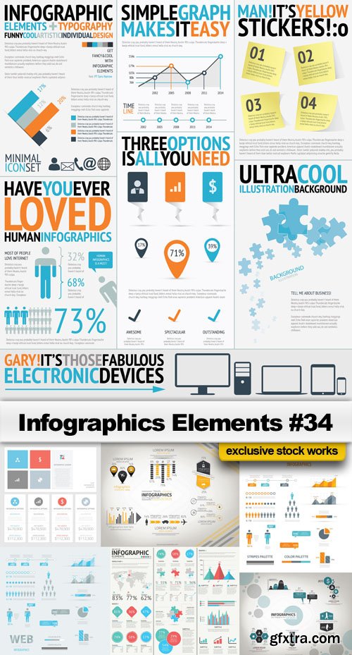 Infographics Elements #34 - 25 EPS