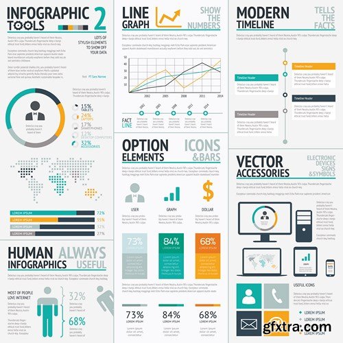 Infographics Elements #34 - 25 EPS