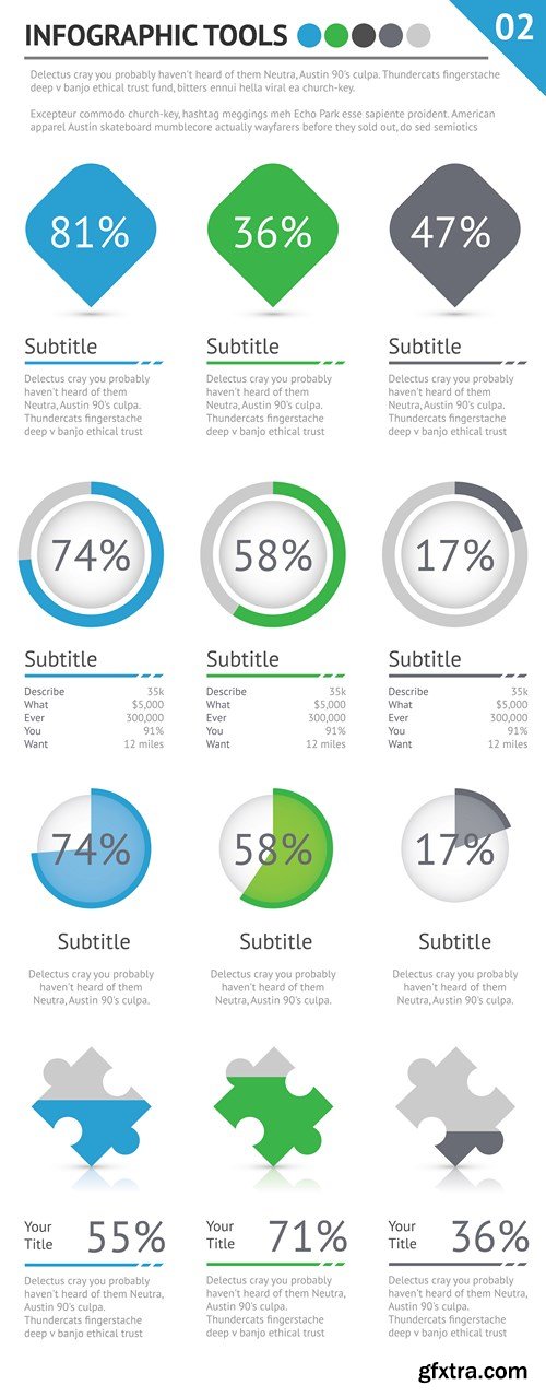 Infographics Elements #34 - 25 EPS