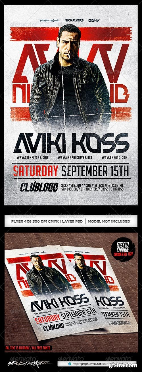 GraphicRiver - Club DJ Flyer Template PSD