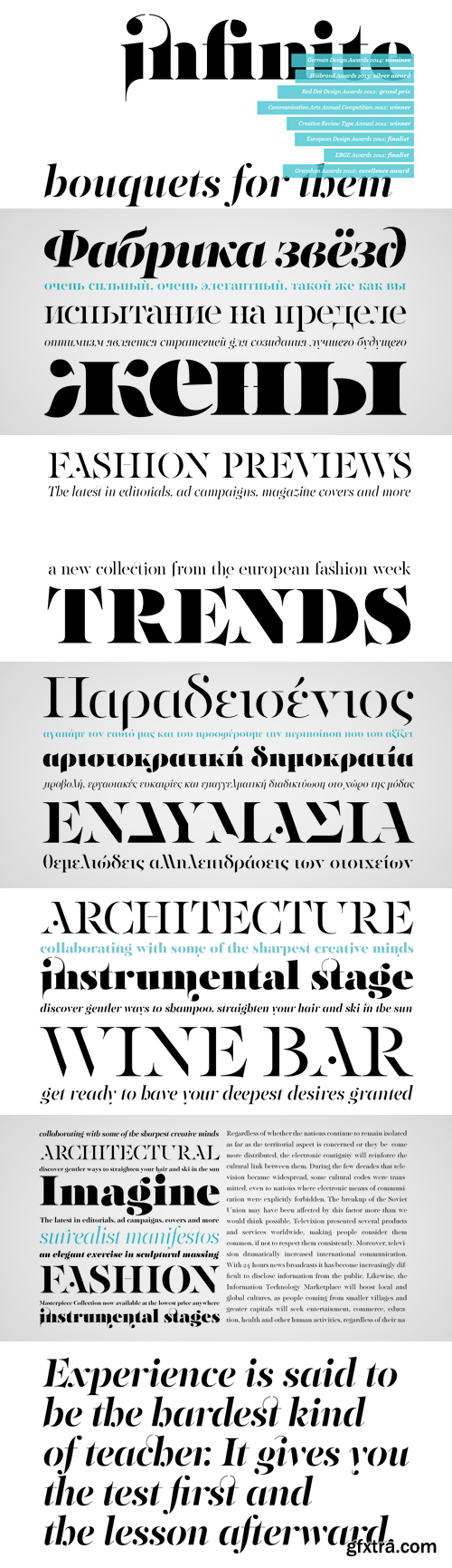 PF Regal Stencil Pro Font Family - 10 Fonts for €625