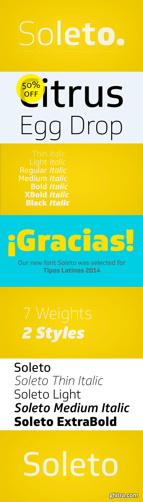 Soleto Font Family - 14 Font for $682