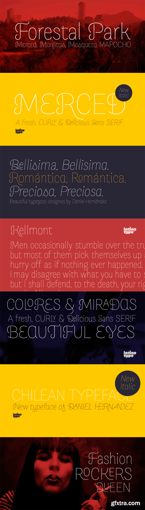 Merced Font Family - 2 Fonts for $69